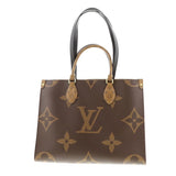 Louis Vuitton OntheGo MM Bag Tote Bag Monogram Giant Brown