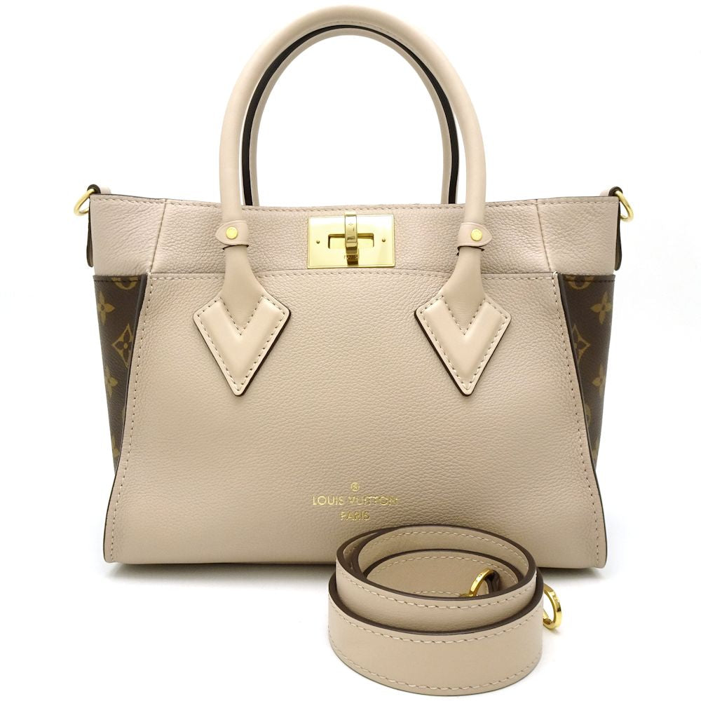 Louis Vuitton On My Side PM 2Way Bag Greige Creme