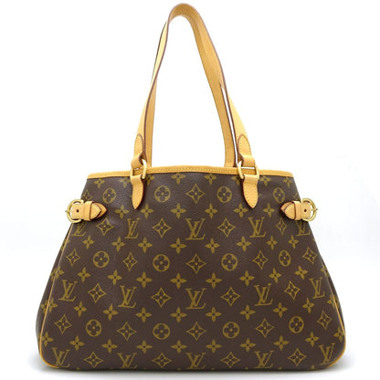 Louis Vuitton Monogram Batignolles Horizontal Crossbody Shoulder Bag Brown