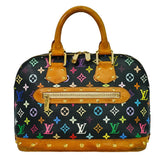 Louis Vuitton Alma PM Monogram Multicolor Handbag Noir Black