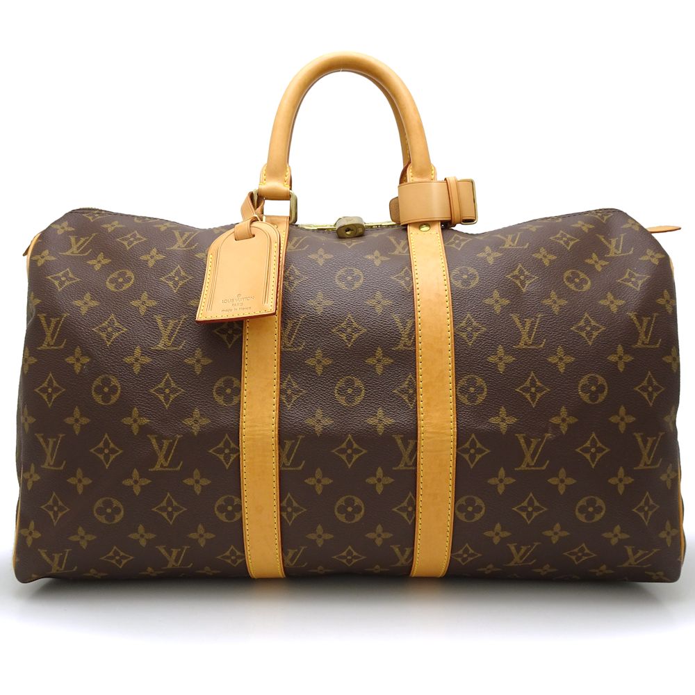 Louis Vuitton Monogram keepall 45 Boston Bag Brown