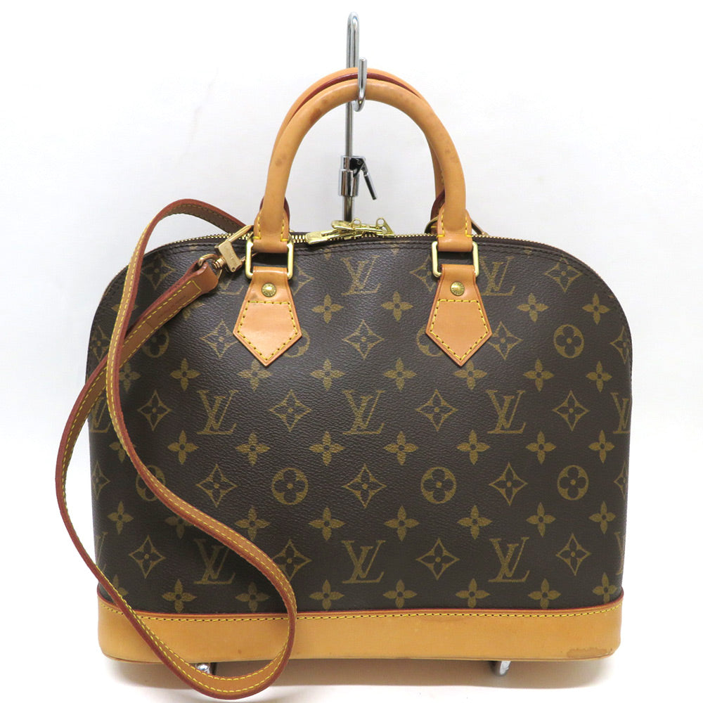 Louis Vuitton Bag Alma Monogram AB Rank Brown