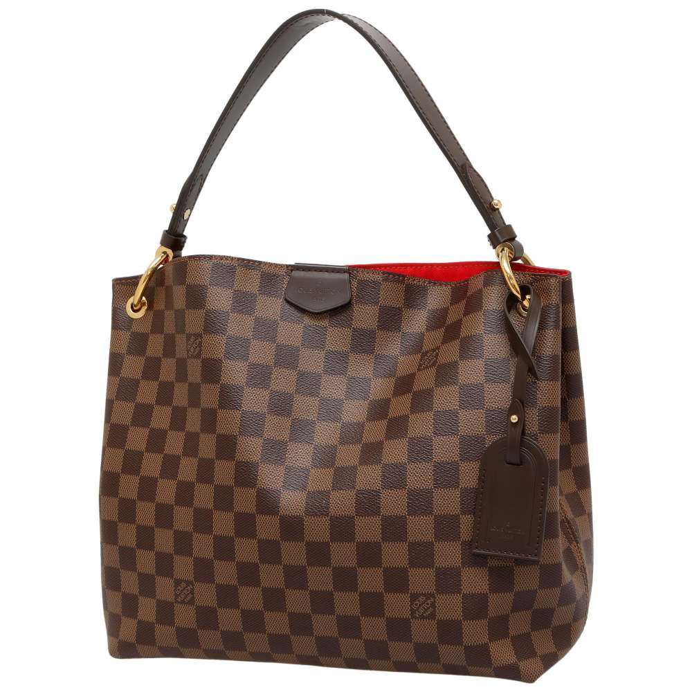 Louis Vuitton Shoulder Bag Damier Ebene Graceful PM
