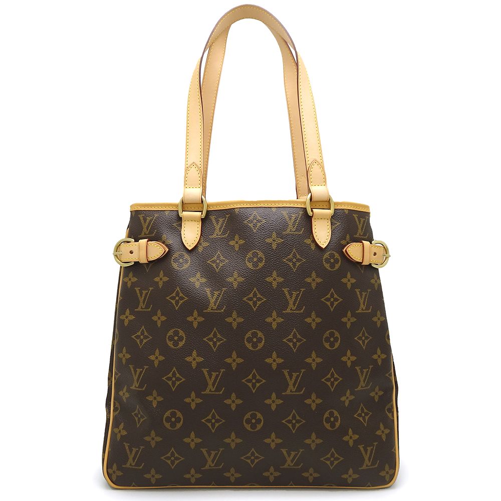Louis Vuitton Monogram Batignolles Vertical Tote Bag Brown