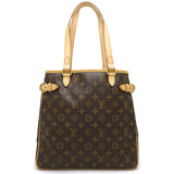 Louis Vuitton Monogram Batignolles Vertical Tote Bag Brown