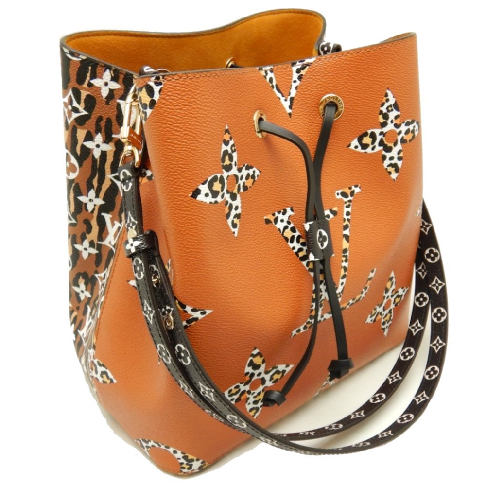 Louis Vuitton NeoNoe Monogram Jungle Shoulder Bag Orange