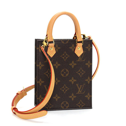 Louis Vuitton Petite Sac Plat Monogram Canvas Shoulder Bag