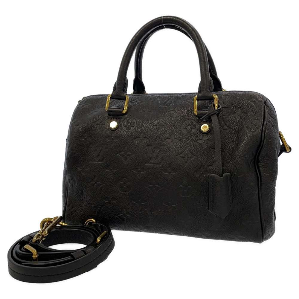 Louis Vuitton Handbag Monogram Implant Speedy Bandouliere 25