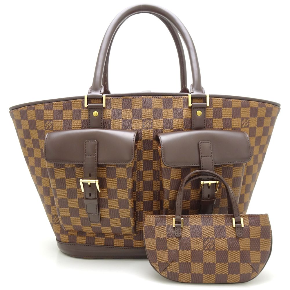 Louis Vuitton Damier Manosque GM Handbag Ebene