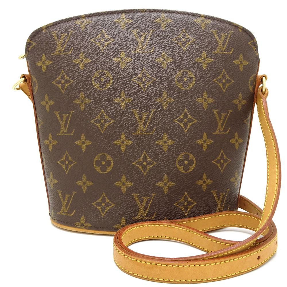 Louis Vuitton Monogram Shoulder Bag Brown