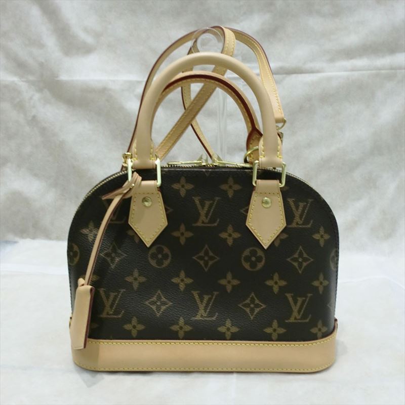 Louis Vuitton Louis Vuitton Handbag Monogram Alma BB Marron Gold