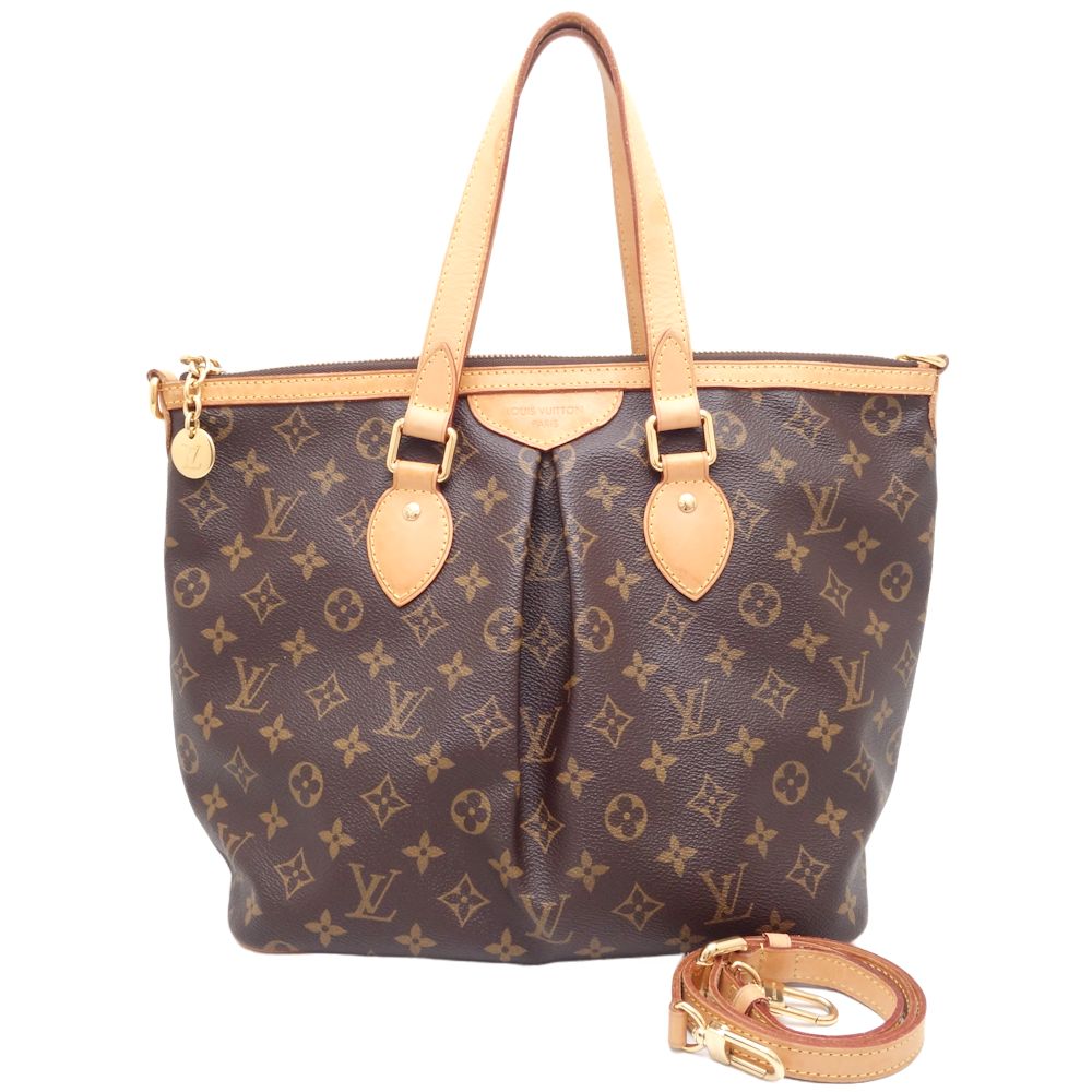 Louis Vuitton Monogram Palermo PM 2way Bag Brown
