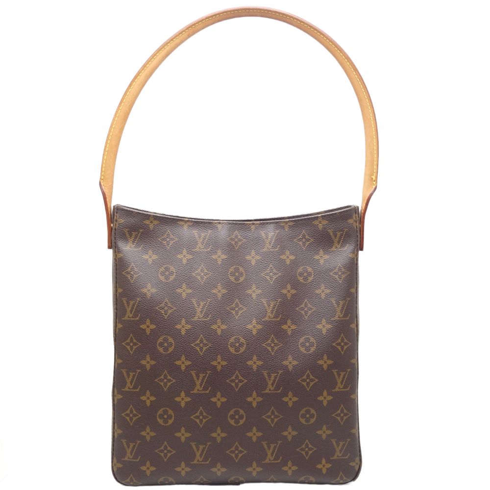 Louis Vuitton Monogram Looping GM Shoulder Bag Brown