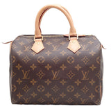 Louis Vuitton Monogram  Speedy 25 Handbag Brown