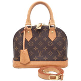 Louis Vuitton Monogram Alma BB 2Way Bag Brown