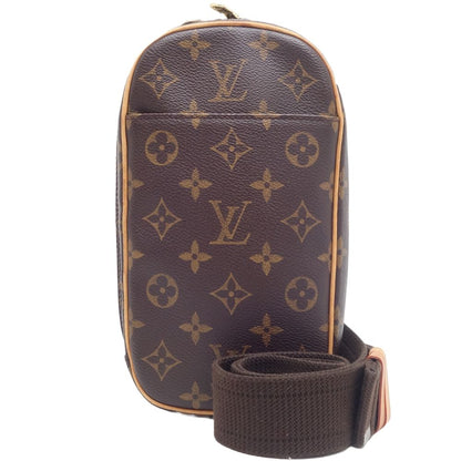 Louis Vuitton Monogram Pochette Ganju Body Bag Brown