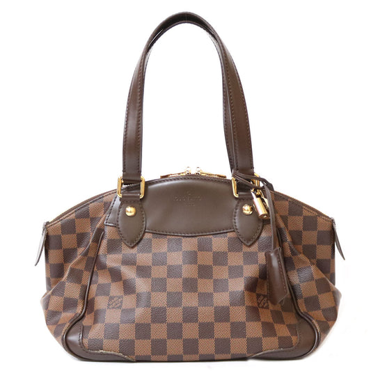 Louis Vuitton Verona PM Damier Shoulder Bag Brown