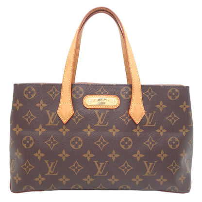 Louis Vuitton Monogram Wilshire PM Handbag Brown