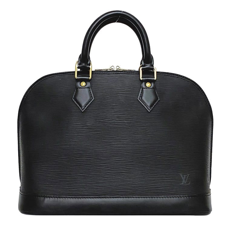 Louis Vuitton Handbag Alma PM Black Noir Epi