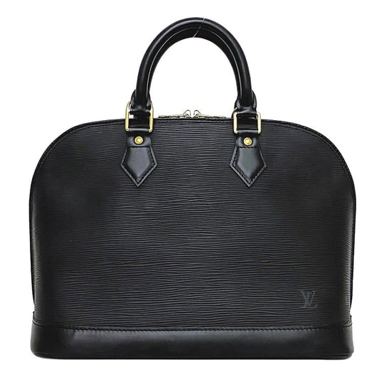 Louis Vuitton Handbag Alma PM Black Noir Epi