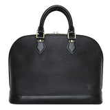 Louis Vuitton Handbag Alma PM Black Noir Epi