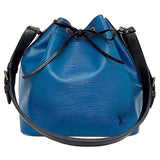 Louis Vuitton Petit Noe Black Toledo Blue Noir Epi