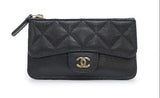 Chanel Matelasse Caviar Skin Wallet Black