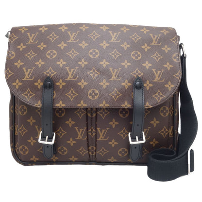 Louis Vuitton Christopher Messenger Diagonal Monogram Macassar Brown