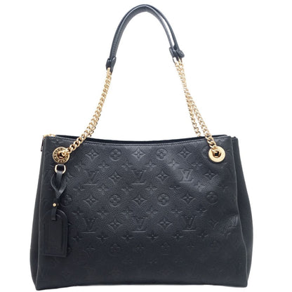 Louis Vuitton Surene MM Shoulder Bag Monogram Implant Black