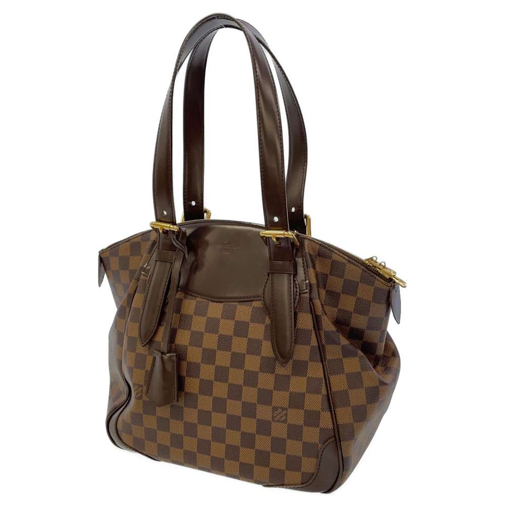 Louis Vuitton Handbag Damier Ebene Verona MM Red