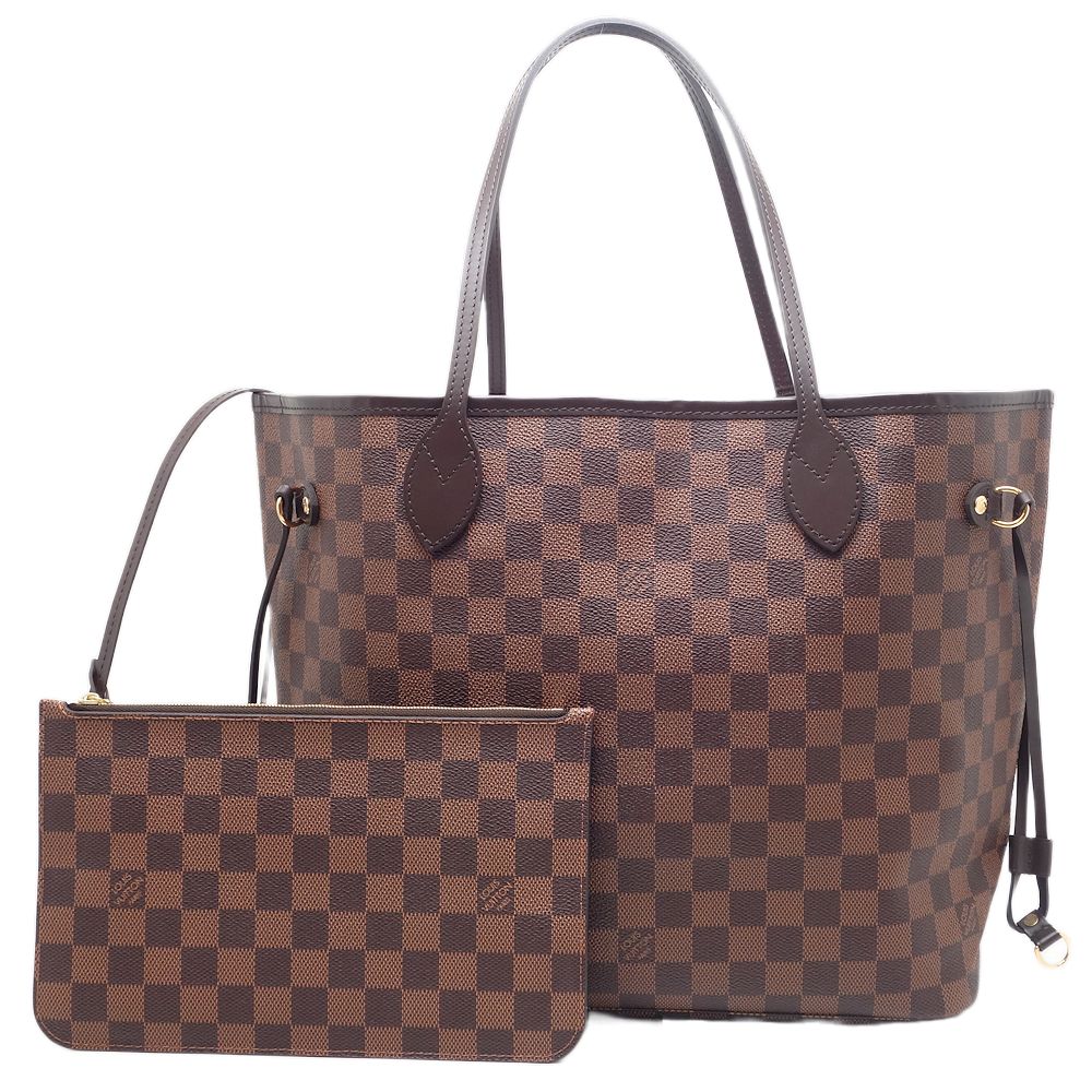 Louis Vuitton Damier Neverfull MM Tote Bag Ebene