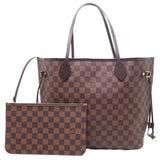 Louis Vuitton Damier Neverfull MM Tote Bag Ebene