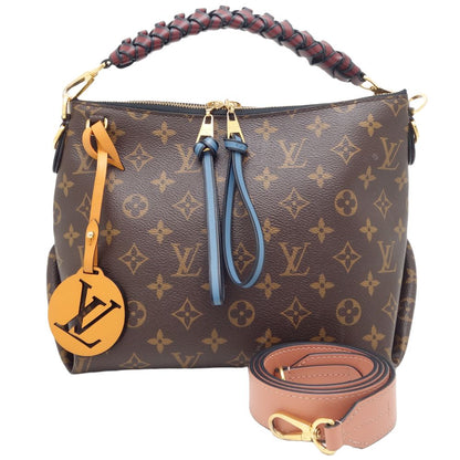 Louis Vuitton Monogram  Mini Zipped Hobo 2way Bag Brown