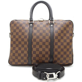Louis Vuitton  Damier Document Voyage PM Ebene Business Bag Brown