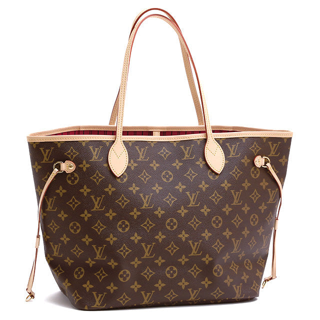 Louis Vuitton NEVERFULL MM Tote bag with pouch Monogram Pivoine