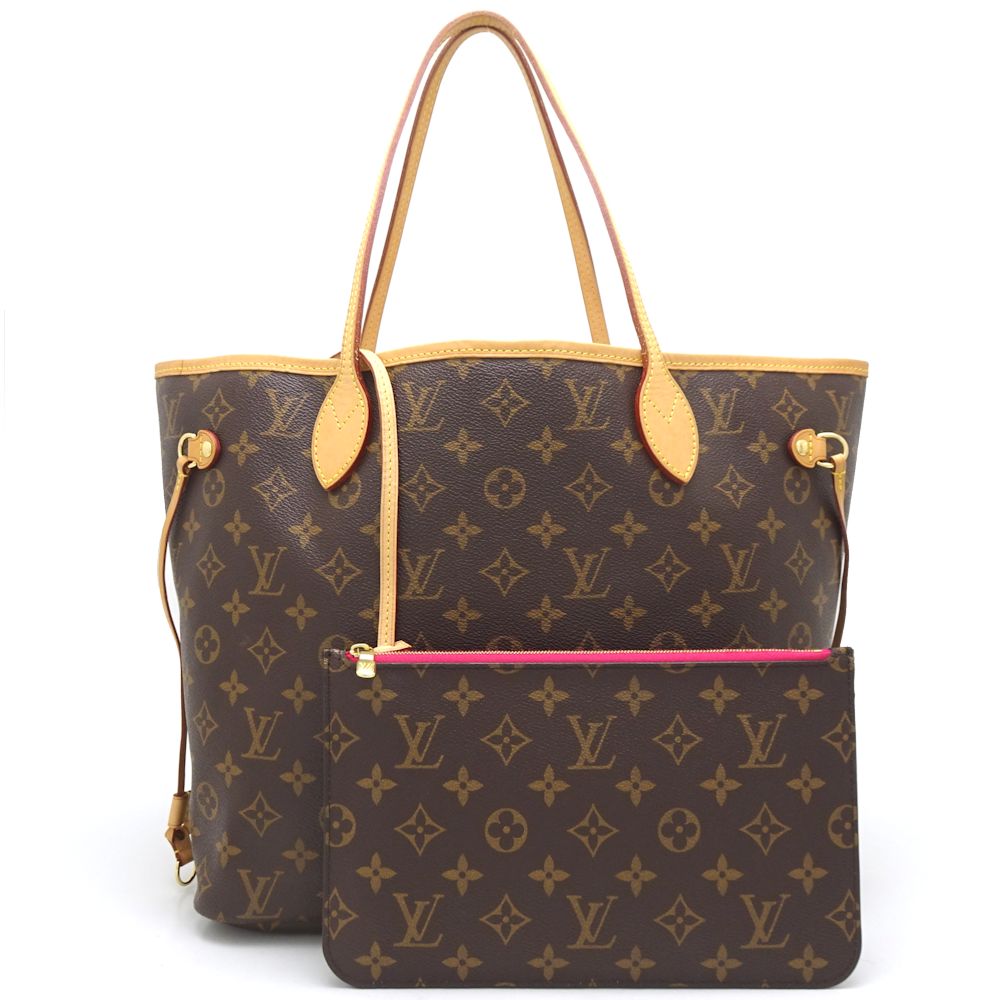 Louis Vuitton Monogram Neverfull MM Pivoine Tote Bag