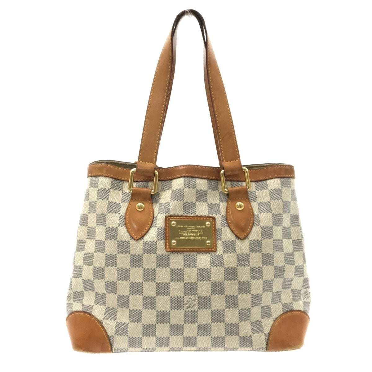 Louis Vuitton Hampstead PM Tote Bag Azure Damier Canvas