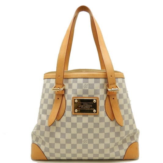 Louis Vuitton Damier Azur Hampstead MM Tote Bag