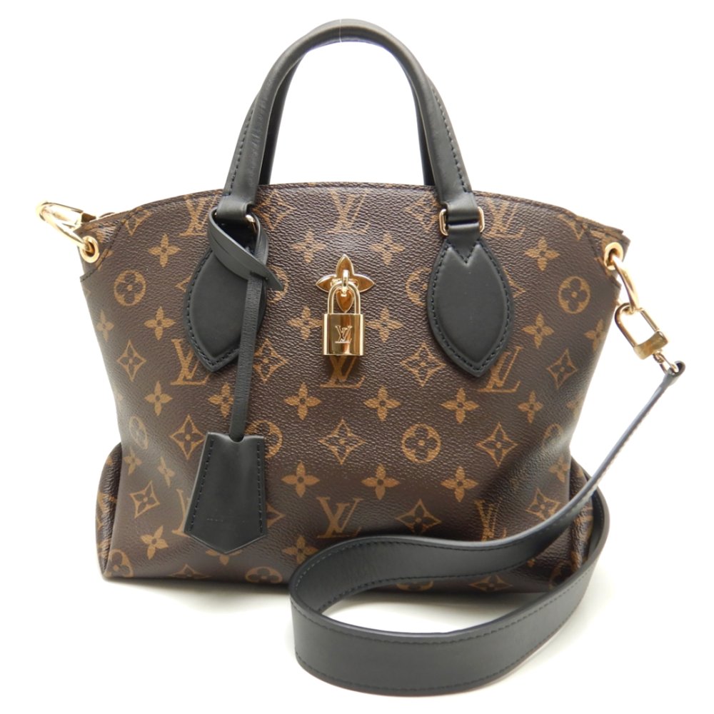 Louis Vuitton Monogram Zip Tote Bag PM Noir 2way Bag