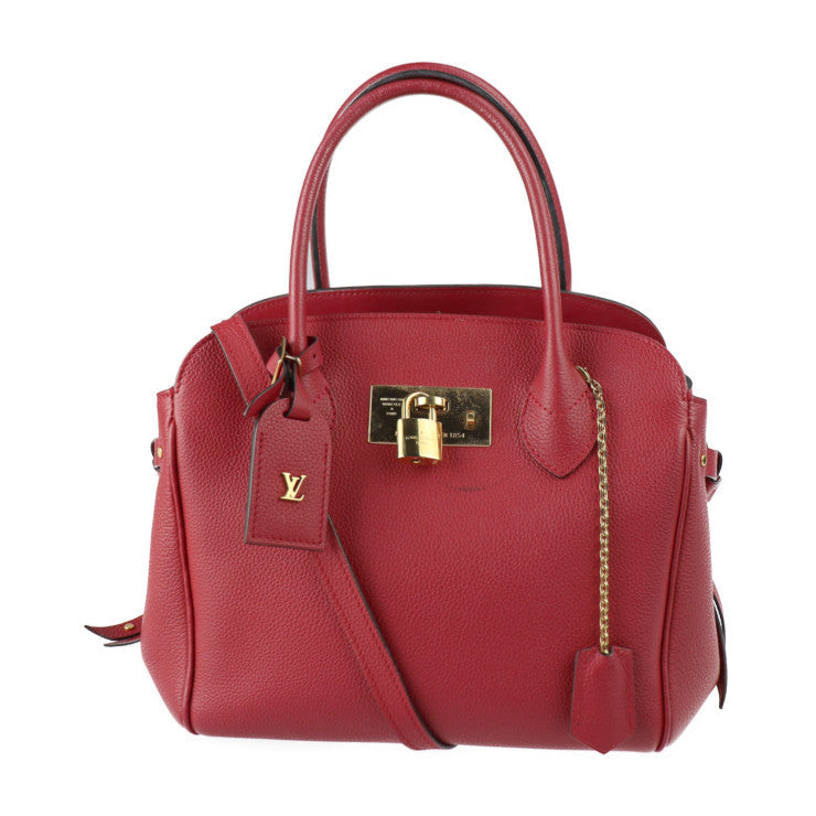 Louis Vuitton Mira PM Handbag Calf Leather Rouge Carmine