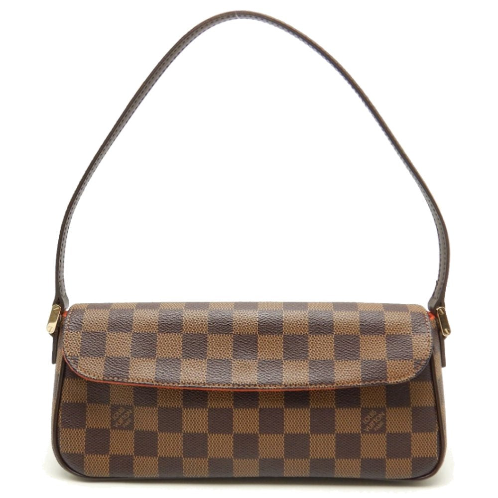 Louis Vuitton  Damier Recoleta Ebene Handbag Brown