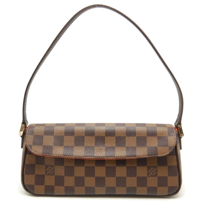 Louis Vuitton  Damier Recoleta Ebene Handbag Brown