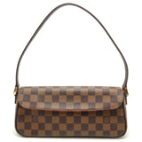 Louis Vuitton  Damier Recoleta Ebene Handbag Brown