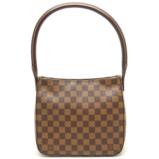 Louis Vuitton Damier Looping MM Ebene  Shoulder Brown