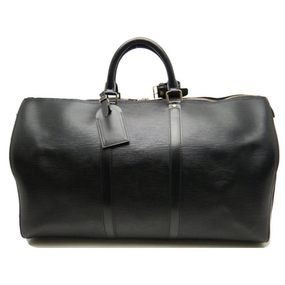 Louis Vuitton Epi Keepall 50 Noir Boston Bag Black