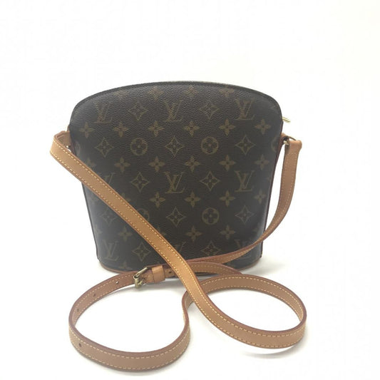 Louis Vuitton Druot Monogram Shoulder Bag Brown Diagonal Bag