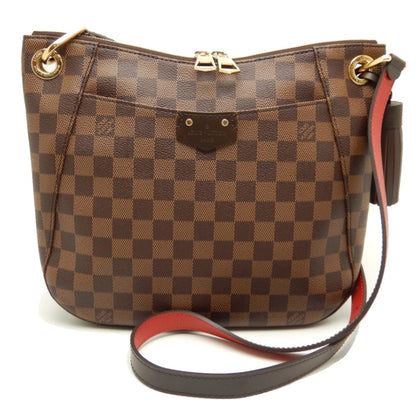 Louis Vuitton Damier South Bank Ebene Diagonal Shoulder Brown