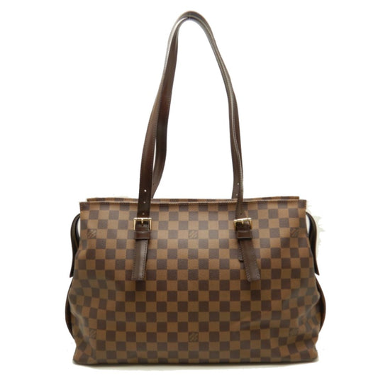 Louis Vuitton Damier Chelsea Ebene Tote Bag