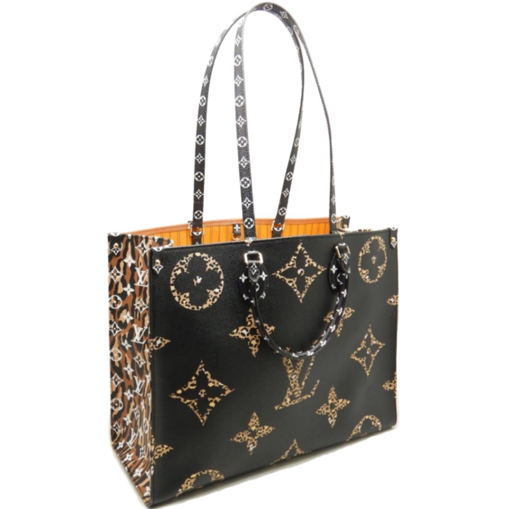 Louis Vuitton Monogram Jungle On The Go GM Noir Shoulder Bag