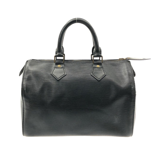 Louis Vuitton Speedy 25 Handbag Noir (Gold Hardware) Leather